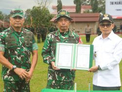 Pangdam XXIII Palaka Wira Tutup TMMD 127 Kodim 1402 Polman