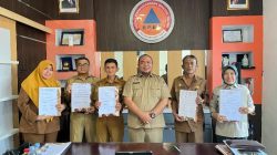 Tingkatkan Akuntabilitas Organisasi, Kalaksa BPBD Sulbar Teken Perjanjian Kinerja dengan Bidang dan Sekretariat
