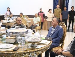 Gubernur Suhardi Duka Sambut Wamen HAM di Rujab, Paparkan Kondisi Sulbar yang Kondusif