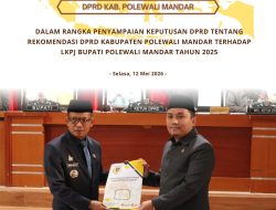Paripurna LKPJ Bupati Tahun 2025, DPRD Polman Soroti Tingginya ATS
