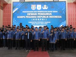 KOPRI PolMan Masa Bakti 2025-2030 Resmi Dilantik, Sekda SulBar Harap Perkuat Profesionalisme ASN