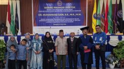 Dua Gelar Doktor dalam Sepekan, H. Muhammad Sain Padukan Ekonomi dan Pendidikan Islam untuk Kemajuan Pesantren