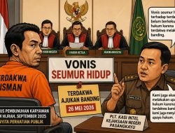Terpidana Kasus Pembunuhan Karyawan PNM Ajukan Banding, Vonis Seumur Hidup Belum Inkrah