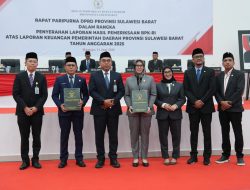 BPK RI Serahkan LHP LKPD 2025 ke DPRD Sulbar, Gubernur SDK Tegaskan Komitmen Tindak Lanjuti Rekomendasi BPK RI